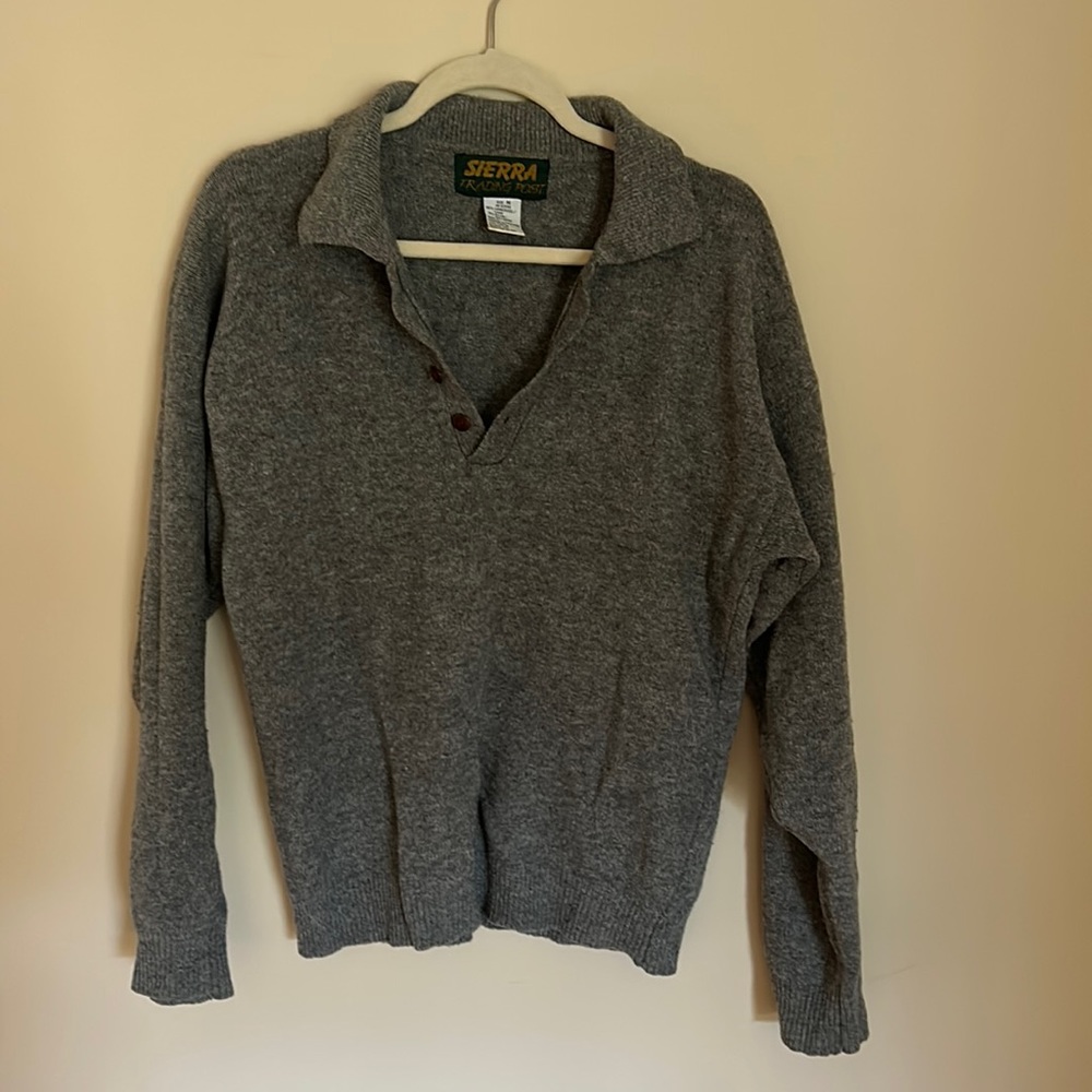 Vintage Lambswool Sierra Trading Post Sweater, Size M